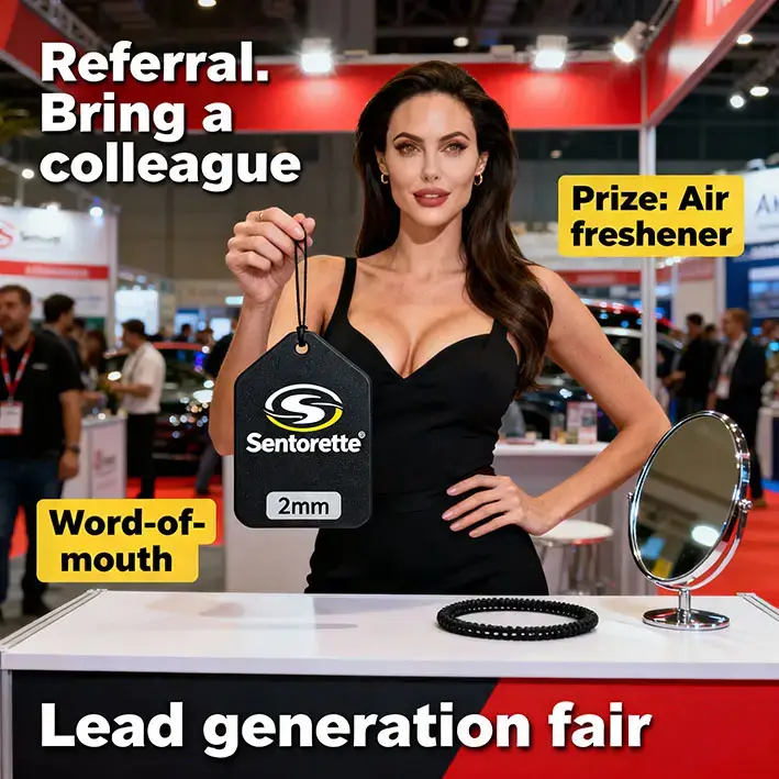 Fördere Mundpropaganda, indem du jedem neuen Kontakt einen Duftspender schenkst