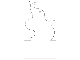 Car air freshener company logo shape customized, dimensions: H: 49.846mm, L: 88.771mm.